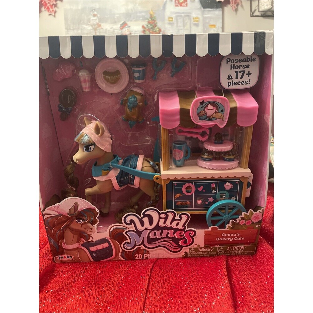 Wild manes Coco’s bakery Café play horse set